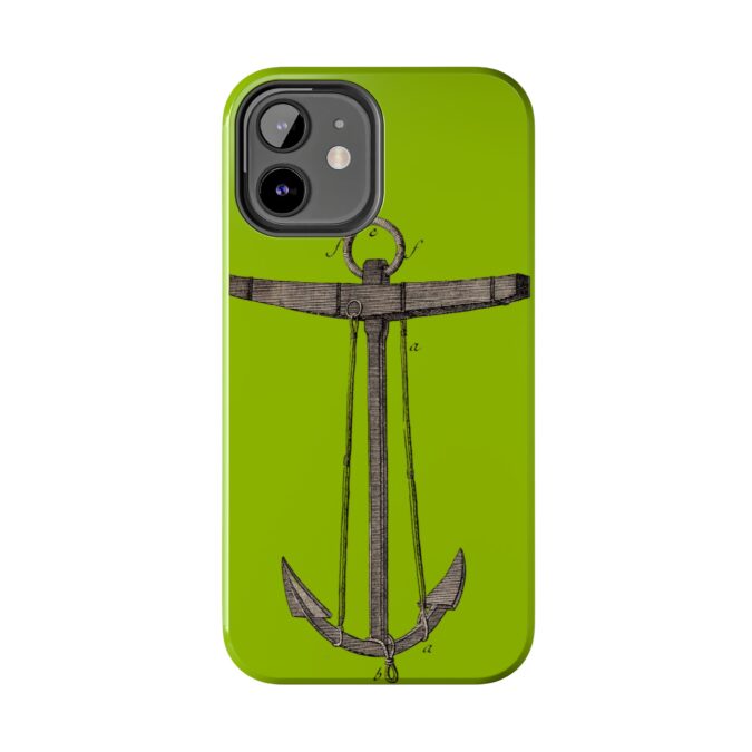 18th C. Anchor Phone Case - Lime Green - Image 14