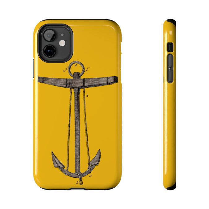 18th C. Anchor Phone Case - Yellow
