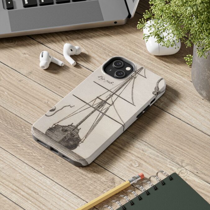 18th C.  Sailboat Phone Case - Image 50
