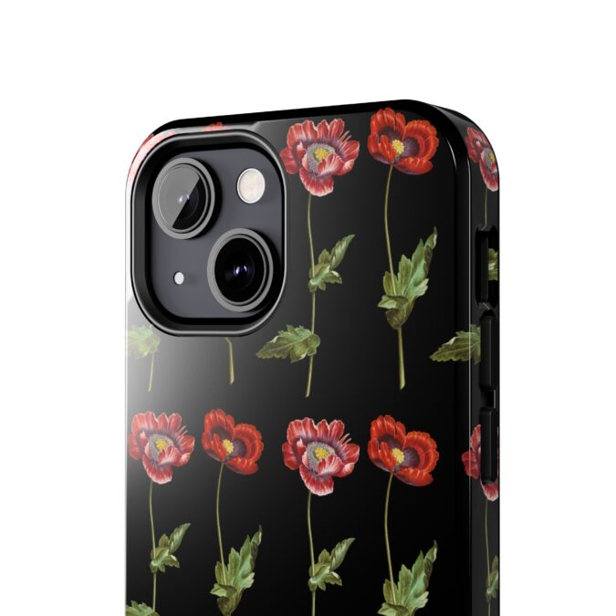 Poppies iPhone Case - Black - Image 36