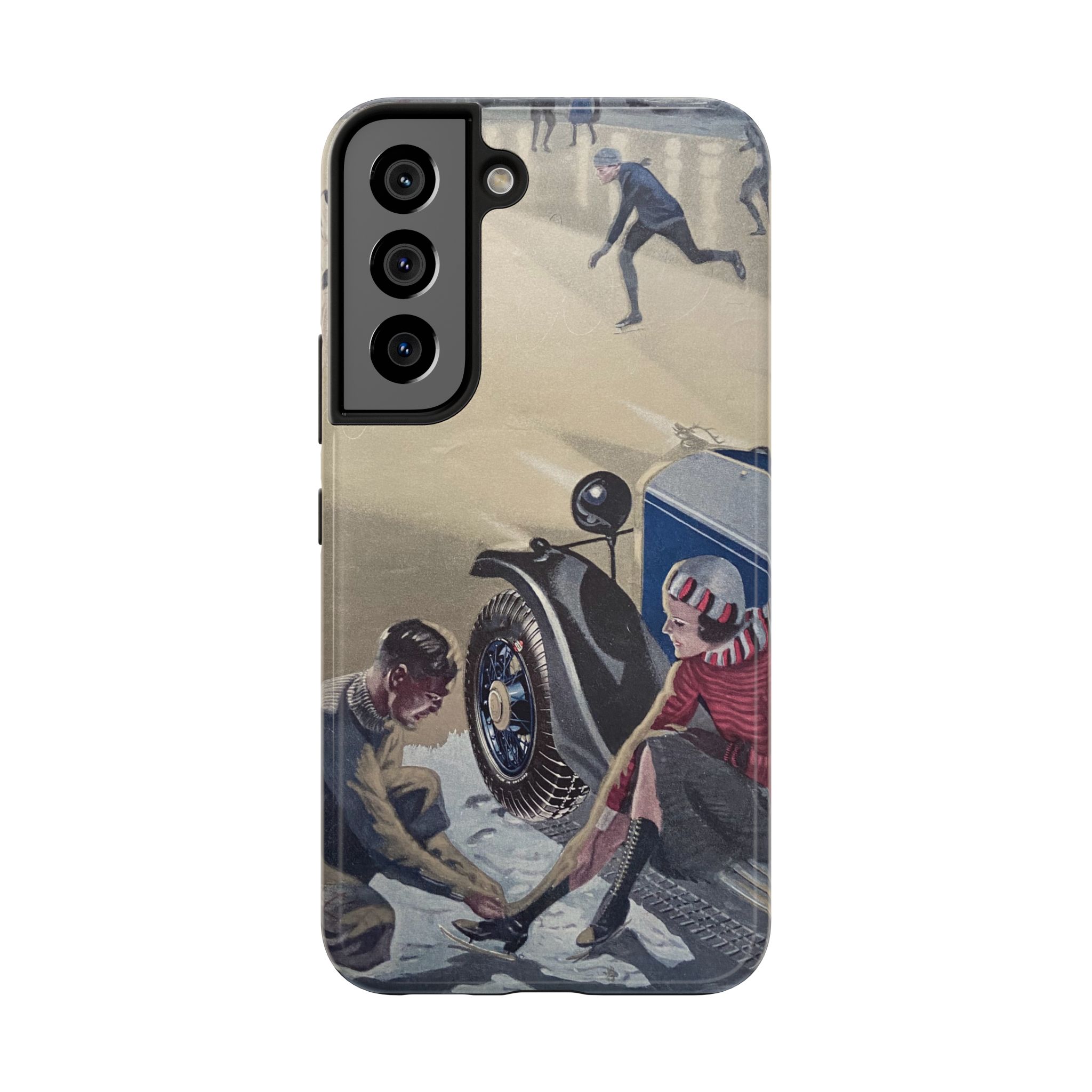 1930s Skating Party iPhone Case - Image 89