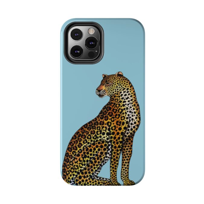 Leopard Phone Case - Pale Blue - Image 22