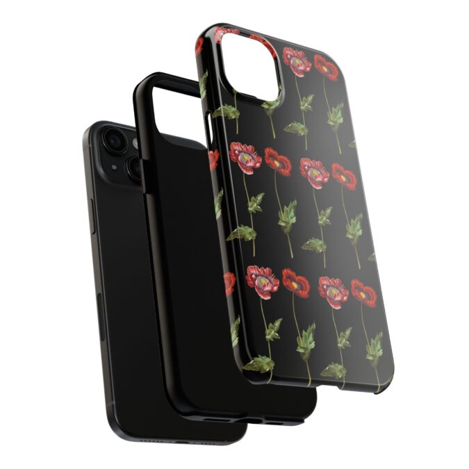 Poppies iPhone Case - Black - Image 64