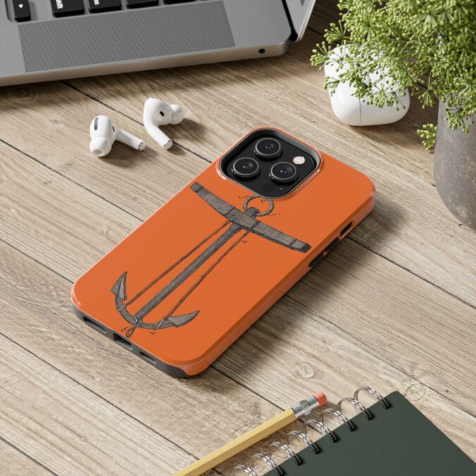 18th C. Anchor Phone Case - Orange - Image 50