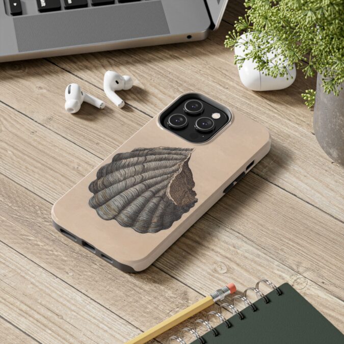 19th C. Blue & Brown Shell Phone Case - Image 50