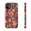Marbled Paper Phone Case - Pale Pink & Moss Green