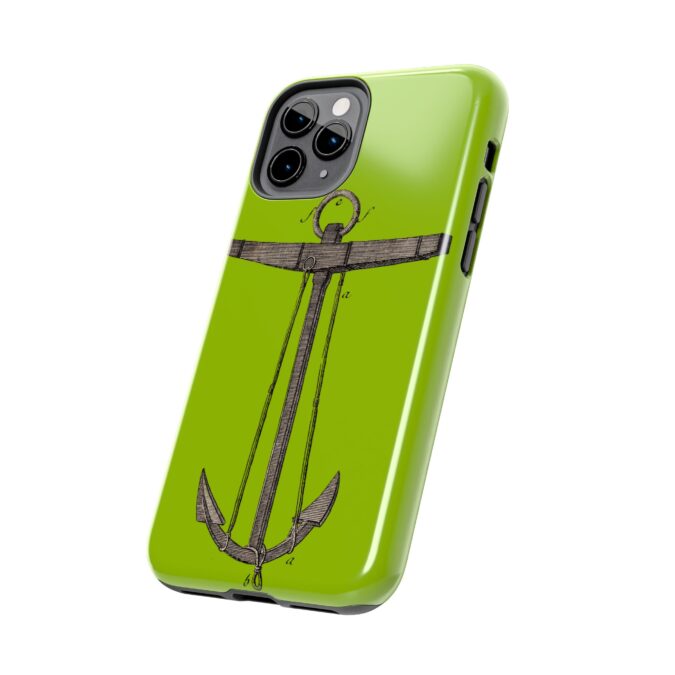18th C. Anchor Phone Case - Lime Green - Image 7