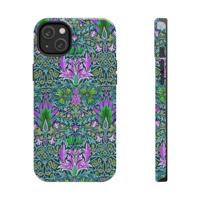 Pink & Green Floral Patterned Phone Case - Image 51