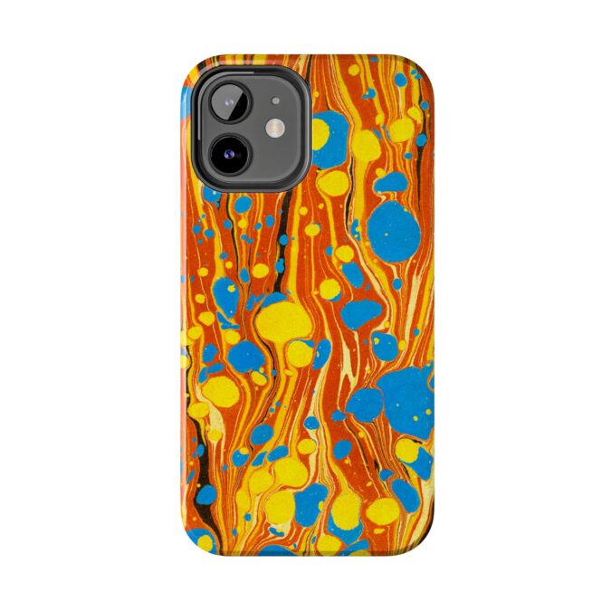Marbled Phone Case - Orange, Yellow & Blue - Image 14