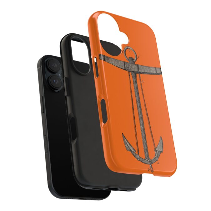 18th C. Anchor Phone Case - Orange - Image 79