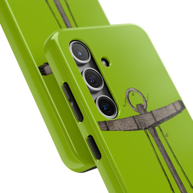 18th C. Anchor Phone Case - Lime Green - Image 76