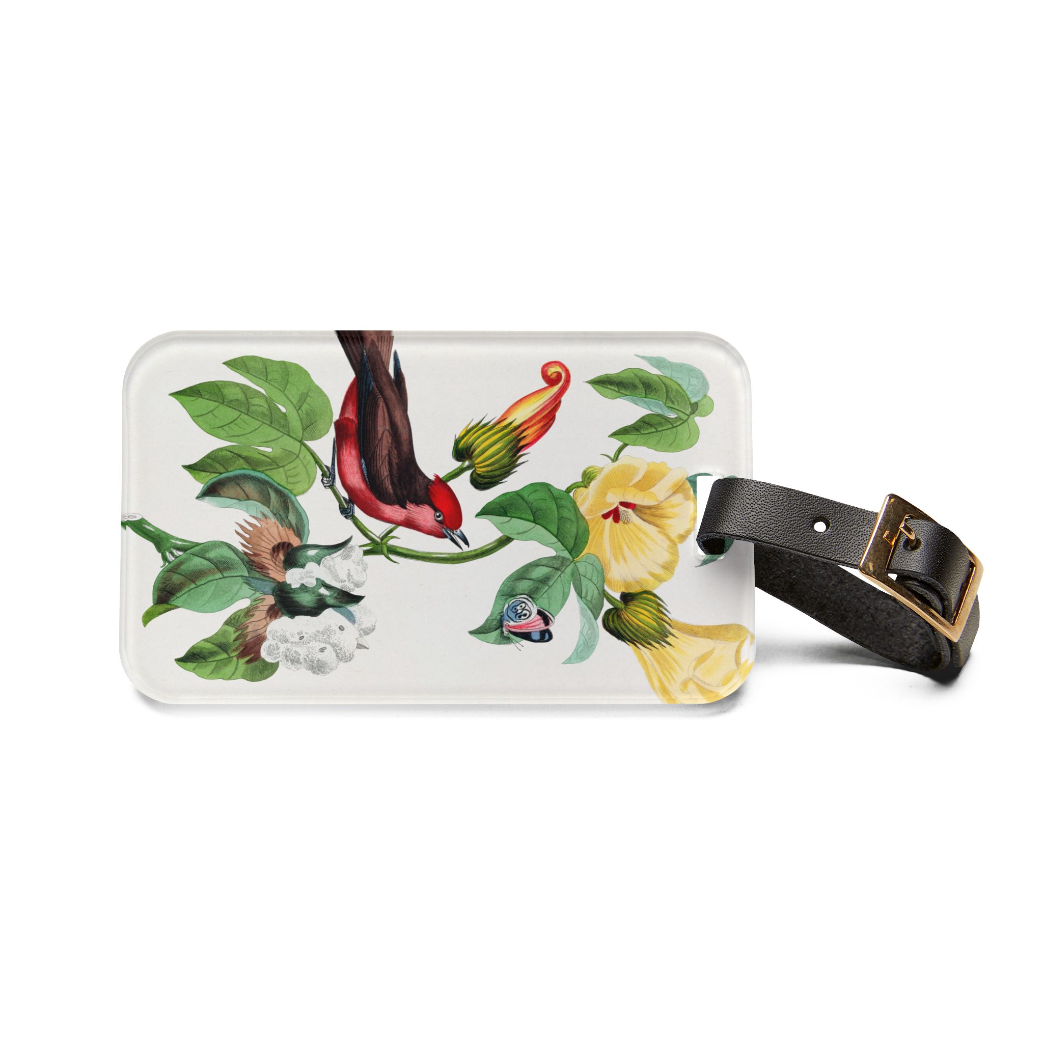 Vermillion Flycatcher Luggage Tag - Image 2