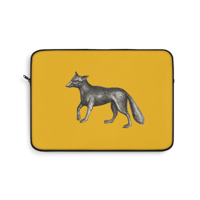 Fox Laptop Sleeve - Yellow - Image 4