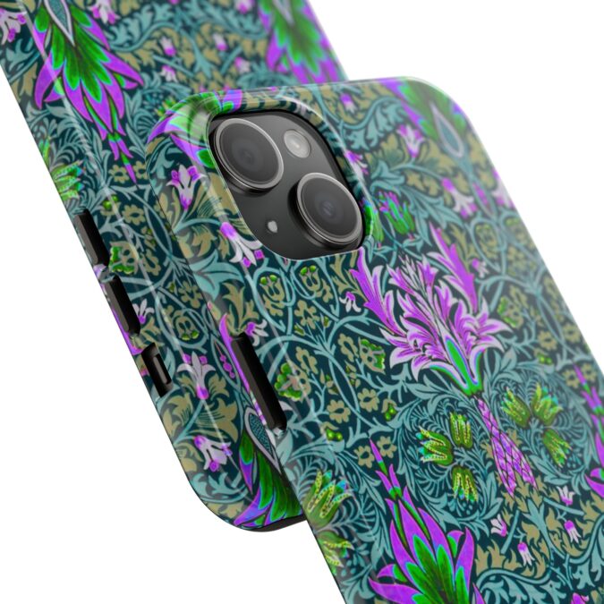 Pink & Green Floral Patterned Phone Case - Image 62