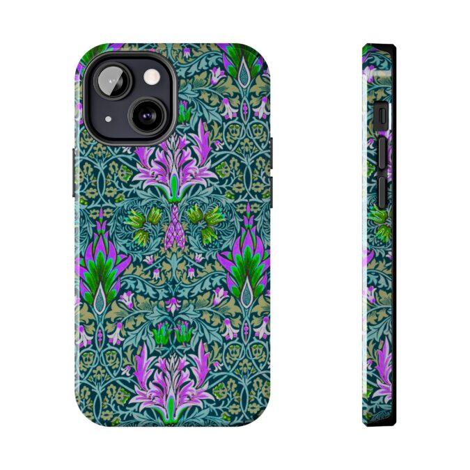 Pink & Green Floral Patterned Phone Case - Image 33