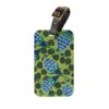 Blue & Green Floral Abstract Luggage Tag