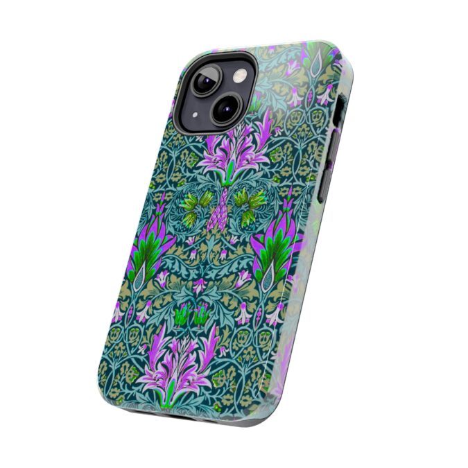 Pink & Green Floral Patterned Phone Case - Image 35