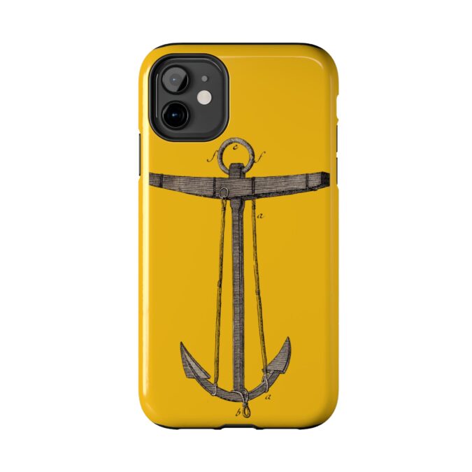18th C. Anchor Phone Case - Yellow - Image 2