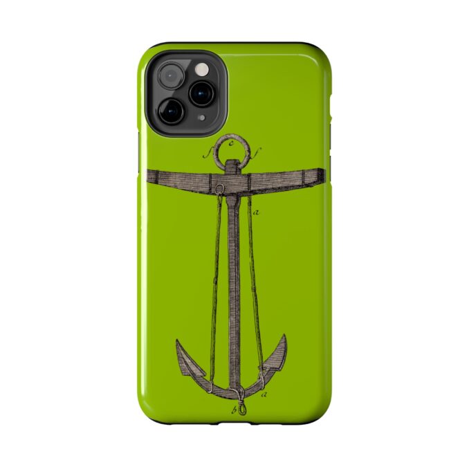 18th C. Anchor Phone Case - Lime Green - Image 10