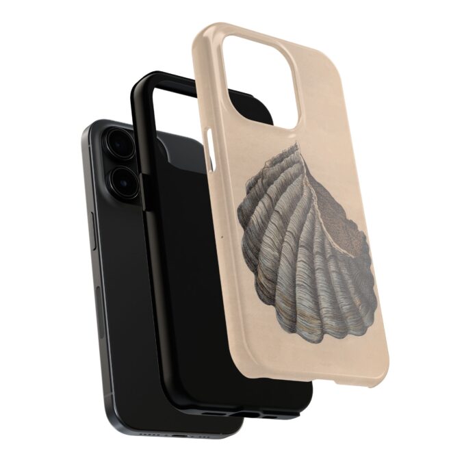 19th C. Blue & Brown Shell Phone Case - Image 60