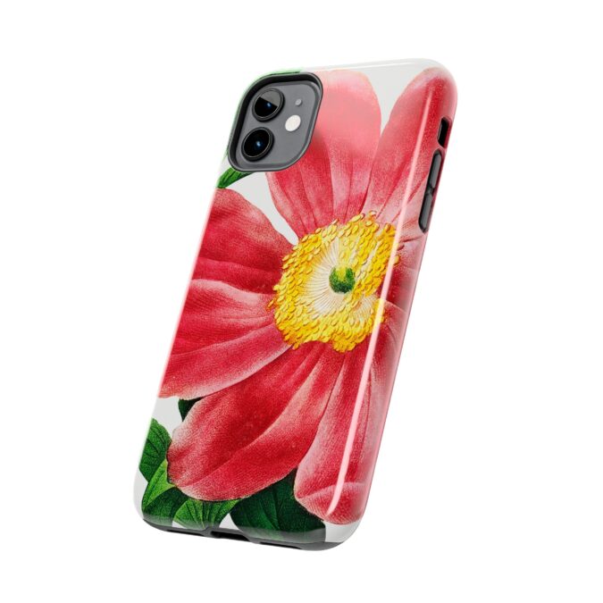 Soft Red Peony Phone Case - Image 3