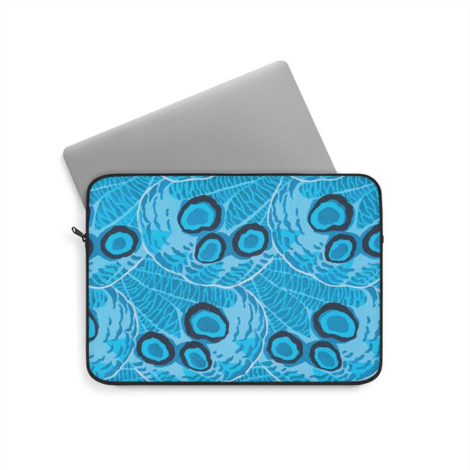 Abstract Spider Web Laptop Sleeve - Blue - Image 5