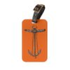 Anchor Luggage Tag - Deep Orange