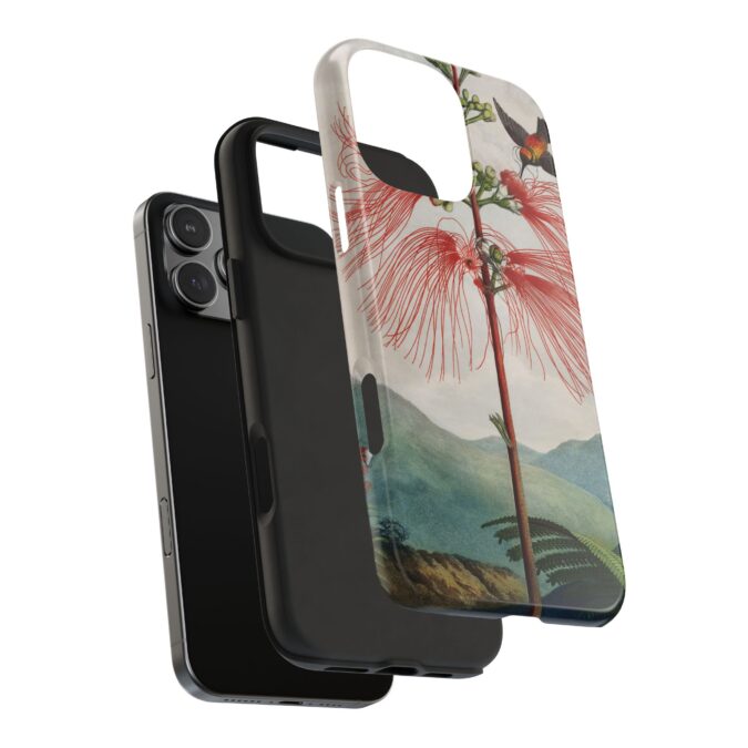 Sensitive Plant & Hummingbird Phone Case - Image 74