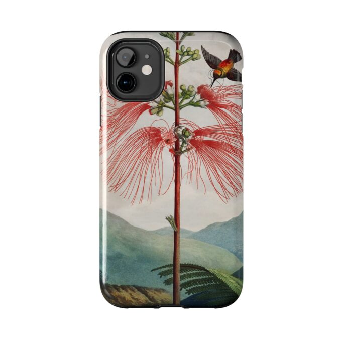 Sensitive Plant & Hummingbird Phone Case - Image 2