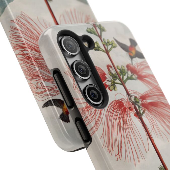 Sensitive Plant & Hummingbird Phone Case - Image 86