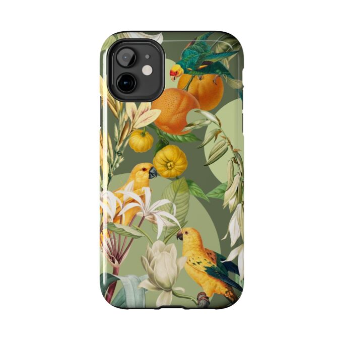 Parrots & Oranges Phone Case - Image 2