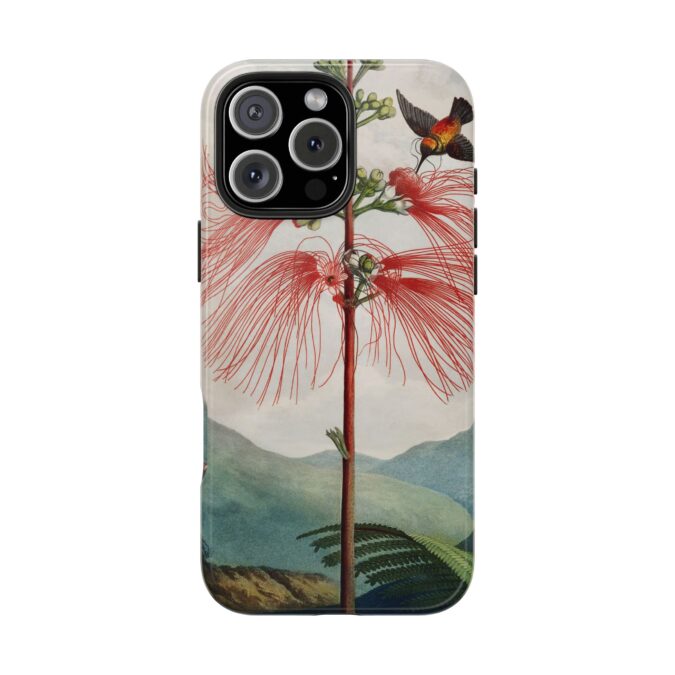 Sensitive Plant & Hummingbird Phone Case - Image 72