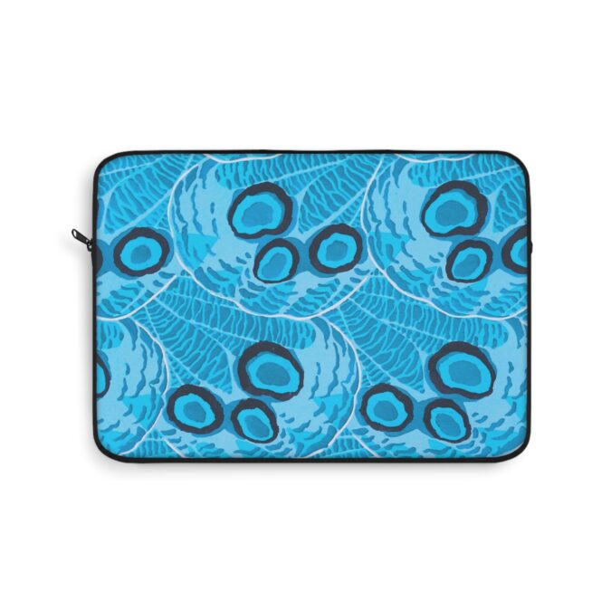 Abstract Spider Web Laptop Sleeve - Blue - Image 4