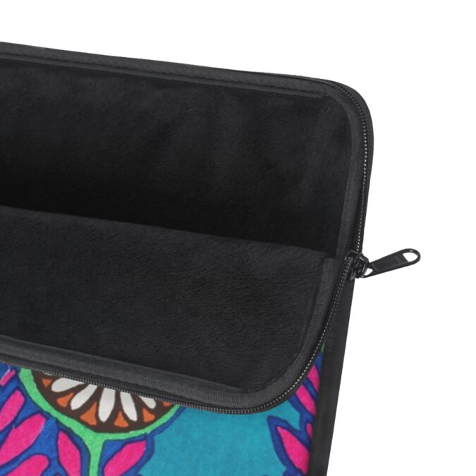 3 Abstract Flowers Laptop Sleeve - Image 6