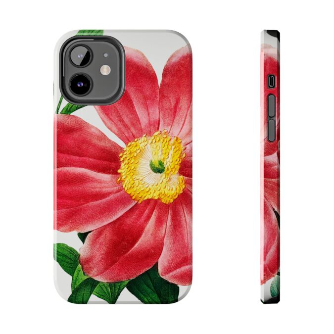Soft Red Peony Phone Case - Image 13
