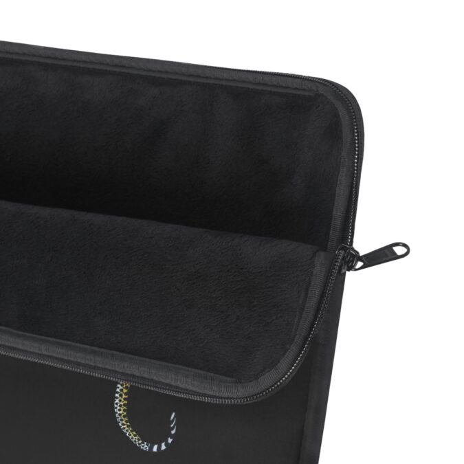 Leopard Laptop Sleeve - Black - Image 6