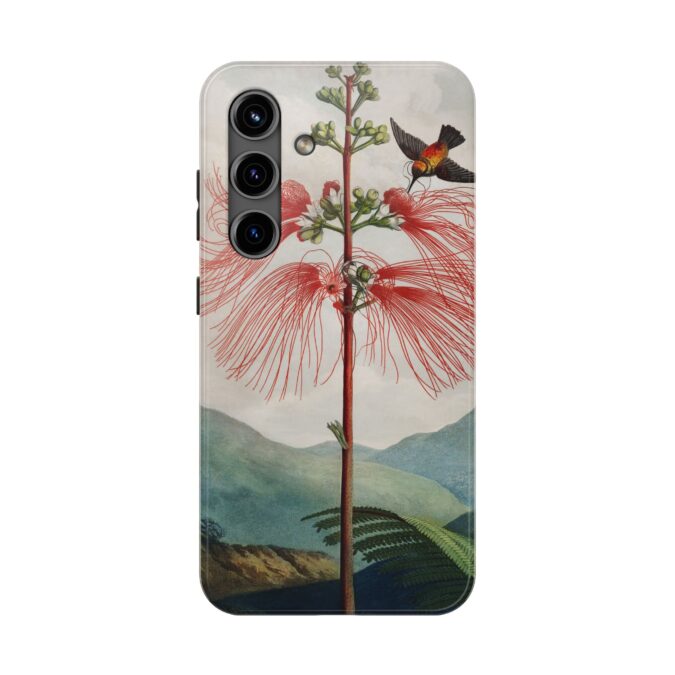 Sensitive Plant & Hummingbird Phone Case - Image 81