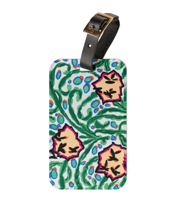 Abstract Tulips Luggage Tag
