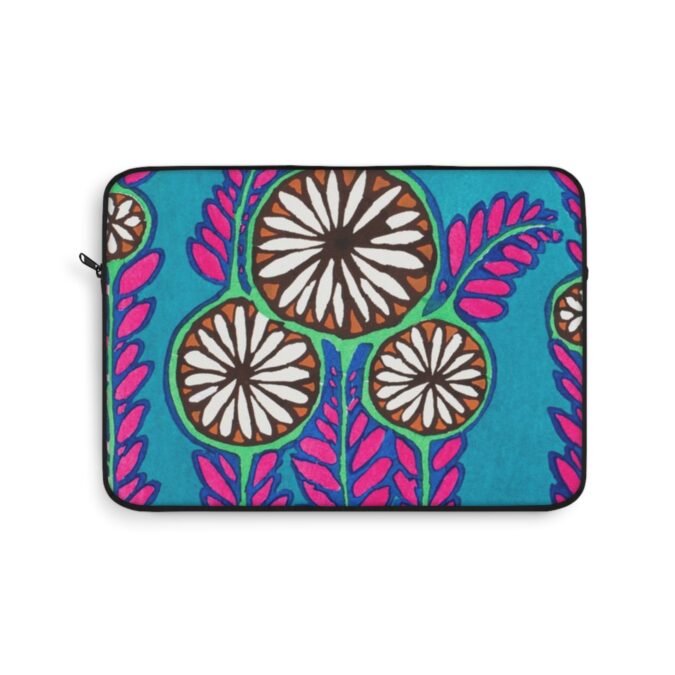 3 Abstract Flowers Laptop Sleeve - Image 4
