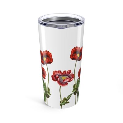 Poppy Tumbler  - White