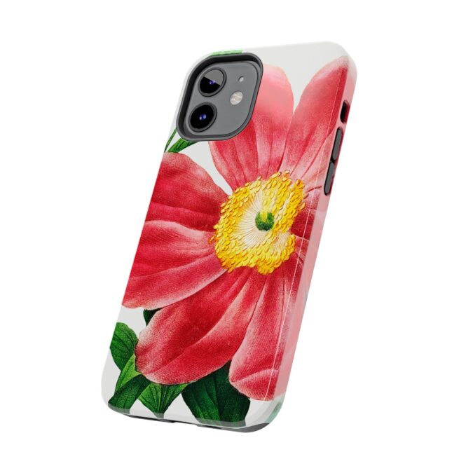 Soft Red Peony Phone Case - Image 15