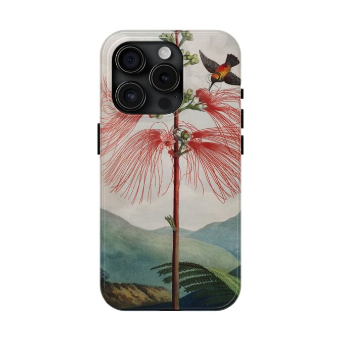 Sensitive Plant & Hummingbird Phone Case - Image 57