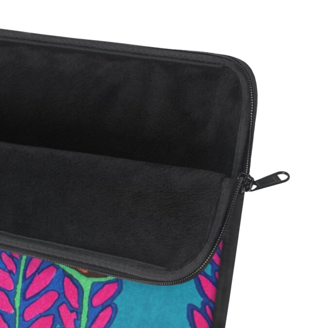 3 Abstract Flowers Laptop Sleeve - Image 3