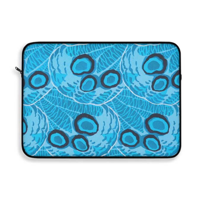 Abstract Spider Web Laptop Sleeve - Blue - Image 7