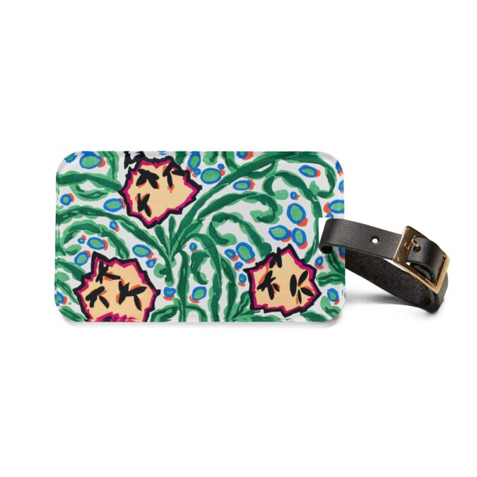 Abstract Tulips Luggage Tag - Image 2