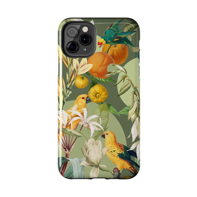 Parrots & Oranges Phone Case - Image 10