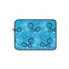 Abstract Spider Web Laptop Sleeve - Blue