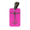 Anchor Luggage Tag - Bright Magenta