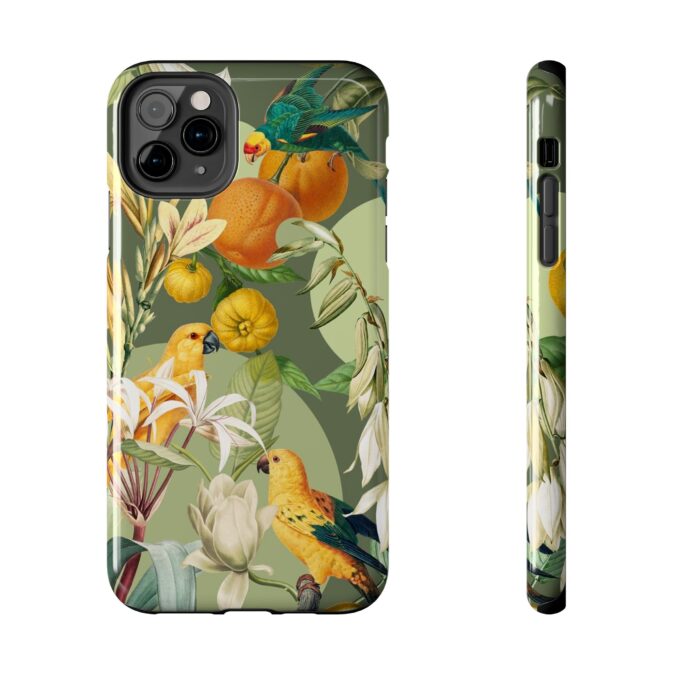 Parrots & Oranges Phone Case - Image 9