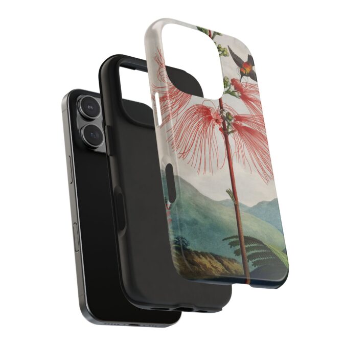 Sensitive Plant & Hummingbird Phone Case - Image 71